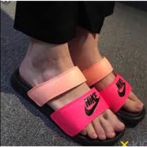 NWT Nike Benassi Duo Ultra Slide Sunset Glow RoseW - Picture 8 of 8